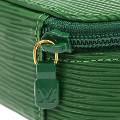 Louis Vuitton Green Epi Ecrin Bijou 10 Jewelry Case Pouch M48214