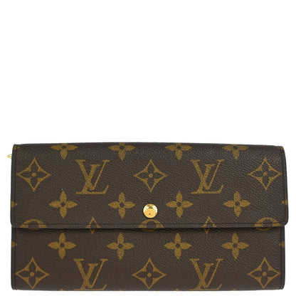 Louis Vuitton 2002 Monogram Portefeuille Sarah Purse Wallet M61734