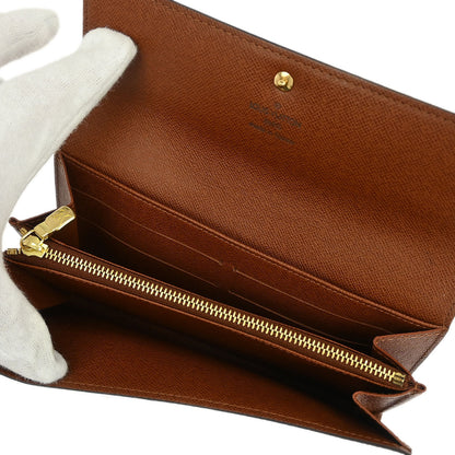 Louis Vuitton 2002 Monogram Portefeuille Sarah Purse Wallet M61734