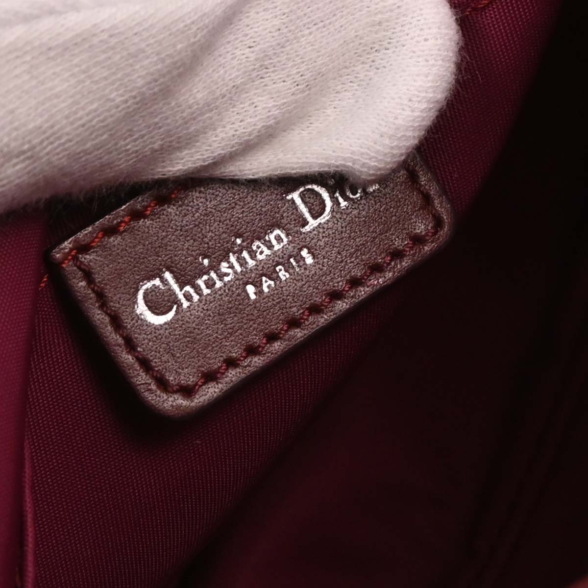 Christian Dior Bordeaux Trotter Handbag