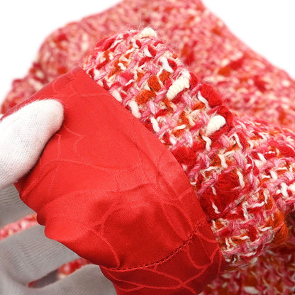 Chanel 2001 Setup Suit Jacket Skirt Red #34