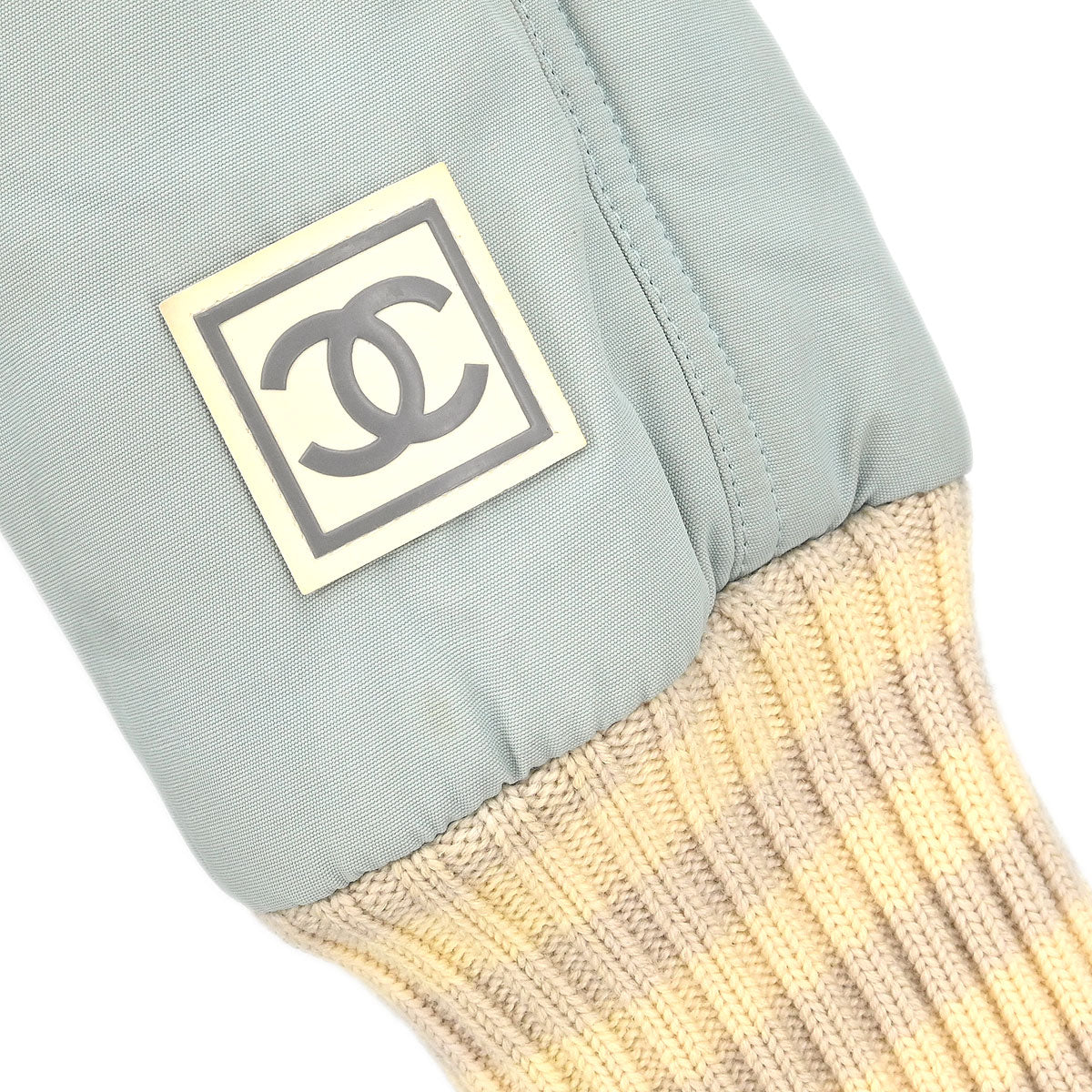 Chanel 2001 Sport Line Zip Up Jacket Light Blue #38 – AMORE