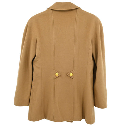 Chanel Double Breasted Jacket Beige