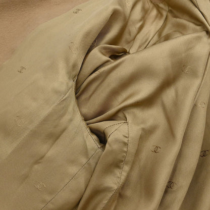 Chanel Double Breasted Jacket Beige