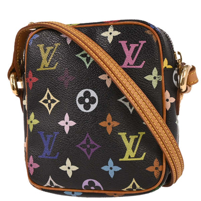 Louis Vuitton 2005 Black Monogram Multicolor Rift Shoulder Bag M40056