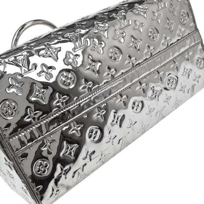 Louis Vuitton 2008 Silver Monogram Miroir Speedy 35 Handbag M95786
