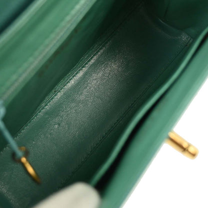 Chanel 1997-1999 Green Caviar Handbag