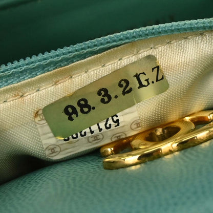 Chanel 1997-1999 Green Caviar Handbag
