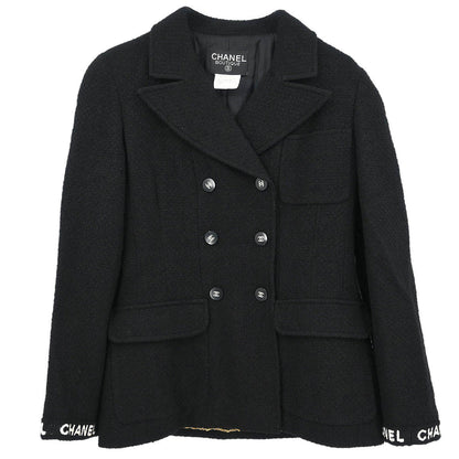 Chanel 1995 Double Breasted Jacket Black #40