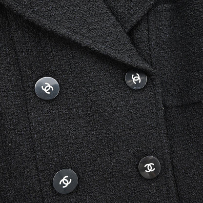 Chanel 1995 Double Breasted Jacket Black #40