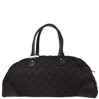Chanel 2005-2006 Black Paris New-York Travel Duffle Bag