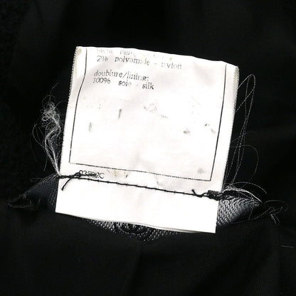 Chanel 1995 Single Breasted Jacket Black #38