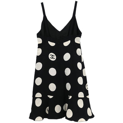 Chanel 1997 Camisole Dress Black #38