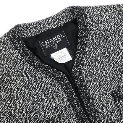 Chanel 1997 Collarless Jacket Black #36