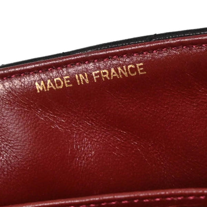 Chanel 1986-1988 Black Lambskin Shoulder Bag