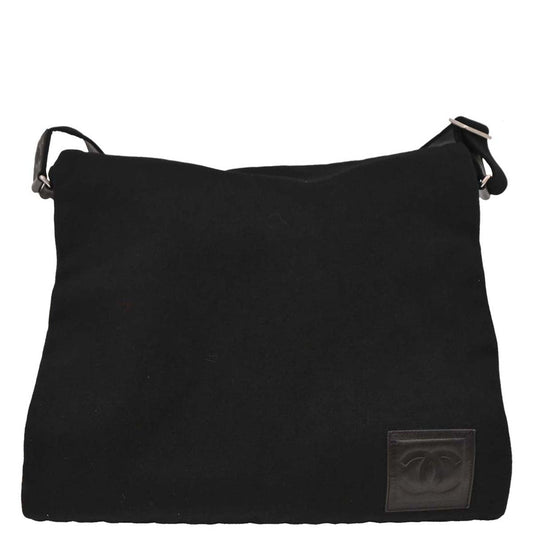 Chanel 2004-2005 Black Sport Line Messenger Bag