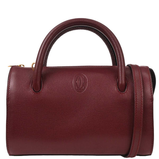 Cartier Bordeaux 2way Handbag