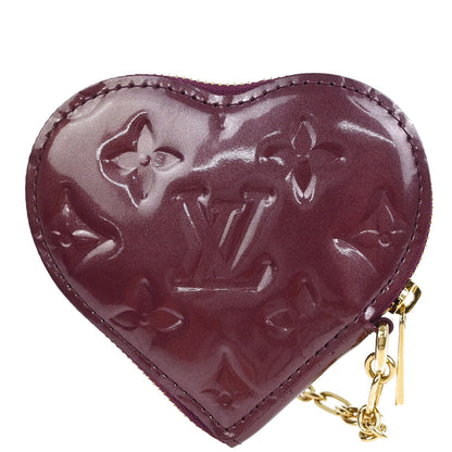 Louis Vuitton 2008 Vernis Purple Porte Monnaie Coeur Coin Wallet M93563