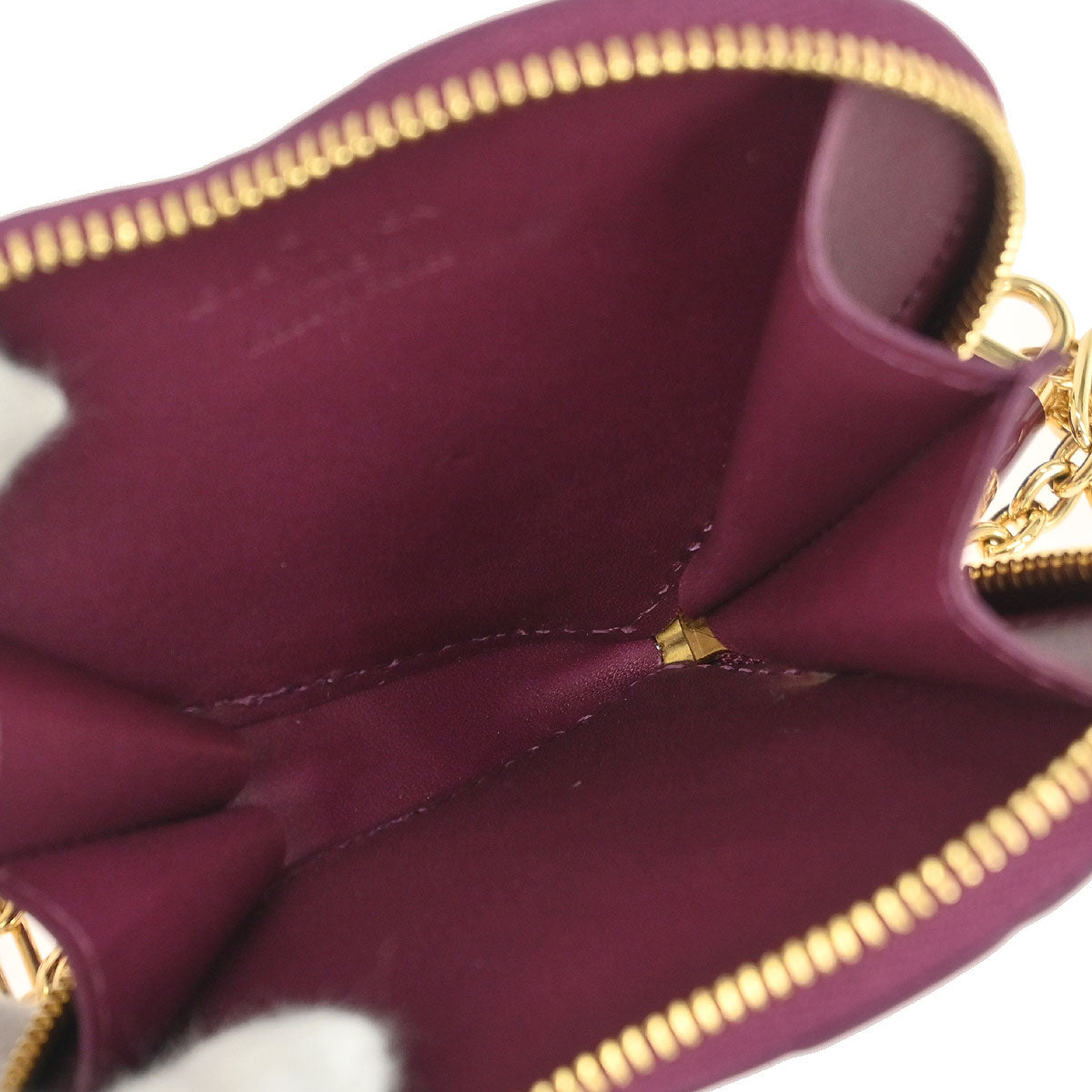 Louis Vuitton 2008 Vernis Purple Porte Monnaie Coeur Coin Wallet M93563