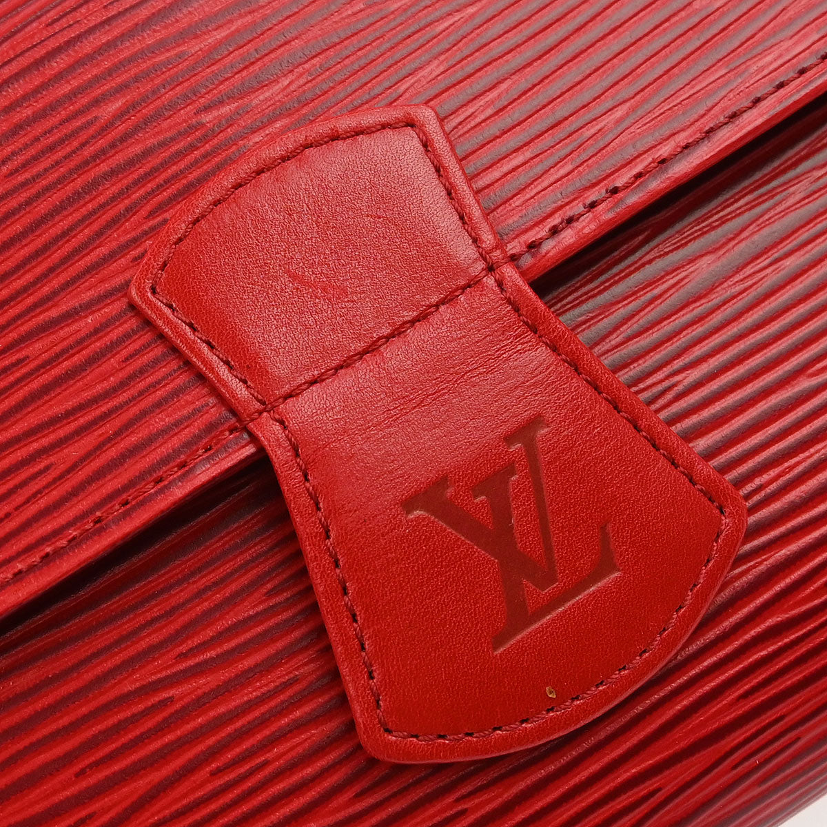 Louis Vuitton 1992 Red Epi Rouleau Schmucketui Rot Pouch M48357