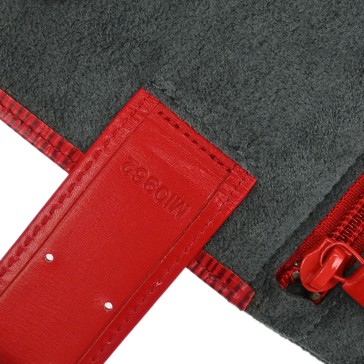 Louis Vuitton 1992 Red Epi Rouleau Schmucketui Rot Pouch M48357