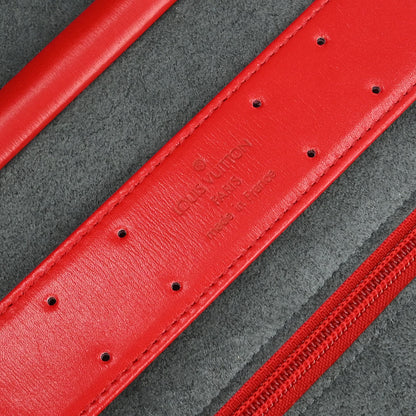 Louis Vuitton 1992 Red Epi Rouleau Schmucketui Rot Pouch M48357
