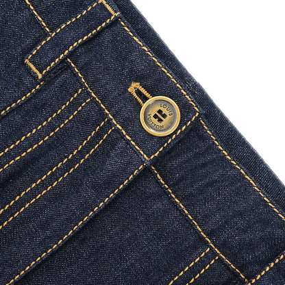 Louis Vuitton Denim Skirt Indigo #36