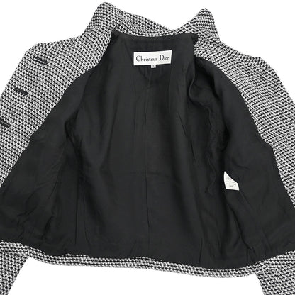 Christian Dior Setup Suit Jacket Skirt Black #36–38