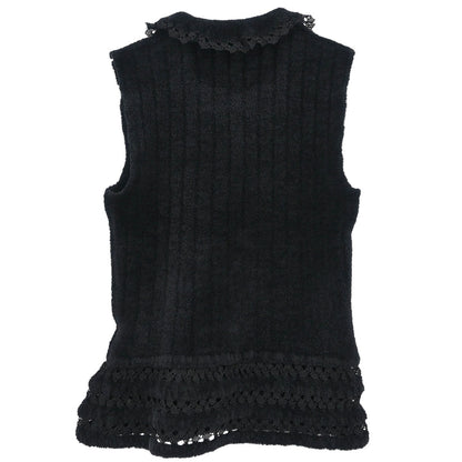 Chanel 2002 Sleeveless Top Black #46