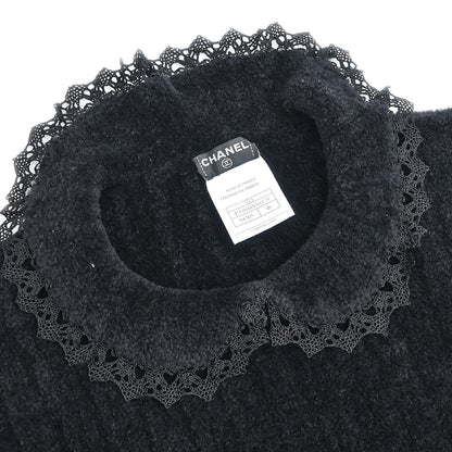 Chanel 2002 Sleeveless Top Black #46