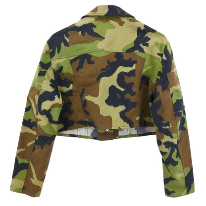 Christian Dior 2001 Single Breasted Jacket Camouflage Khaki #38