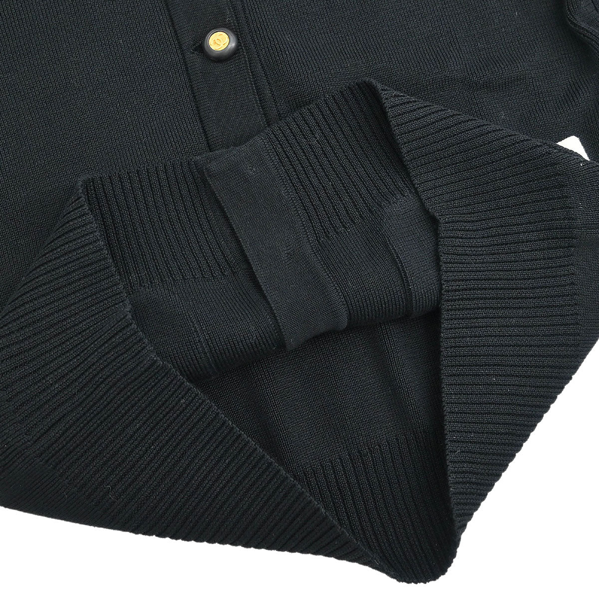 Chanel Short Sleeve Cardigan Black #38