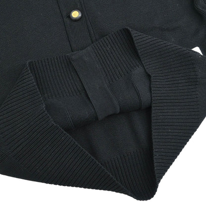 Chanel Short Sleeve Cardigan Black #38