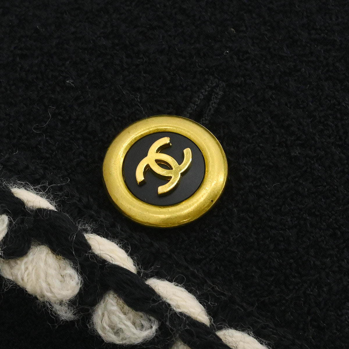 Chanel 1994 Setup Suit Jacket Skirt Black #38