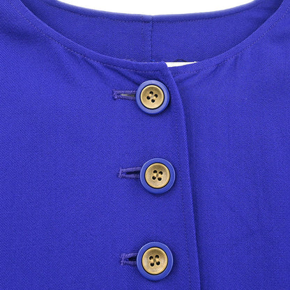 Christian Dior Setup Suit Jacket Skirt Purple #40–42