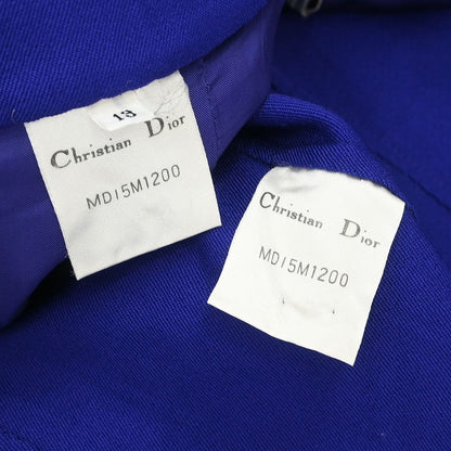 Christian Dior Setup Suit Jacket Skirt Purple #40–42