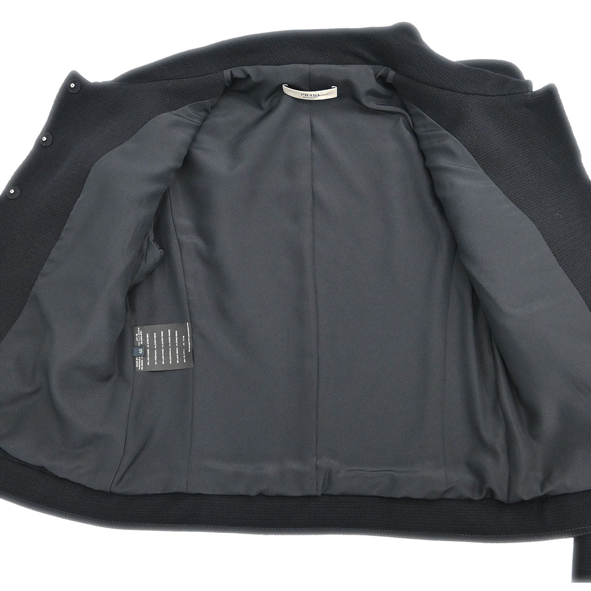 Prada Setup Suit Jacket Skirt Black #40 – AMORE Vintage Tokyo