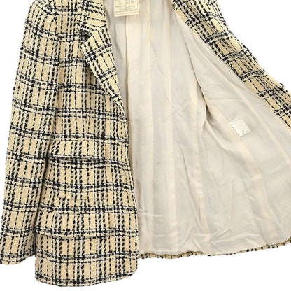 Chanel 1995 Single Breasted Jacket Off-white #42
