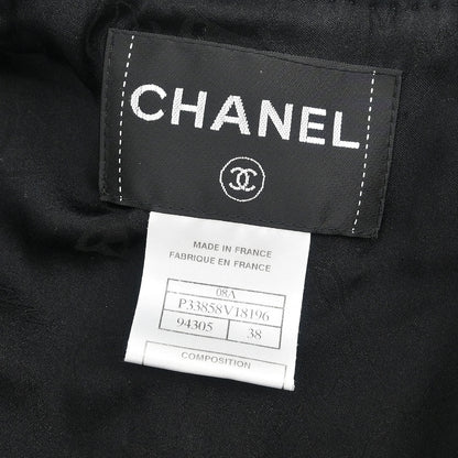 Chanel 2008 Single Breasted Jacket Black #38