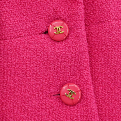 Chanel 1995 Single Breasted Jacket Pink #36