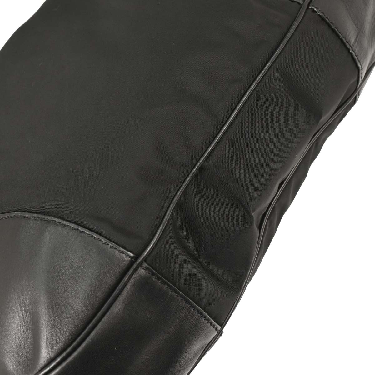 Prada Black Nylon Hobo Handbag
