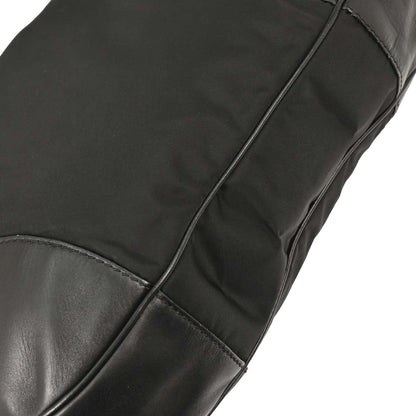 Prada Black Nylon Hobo Handbag