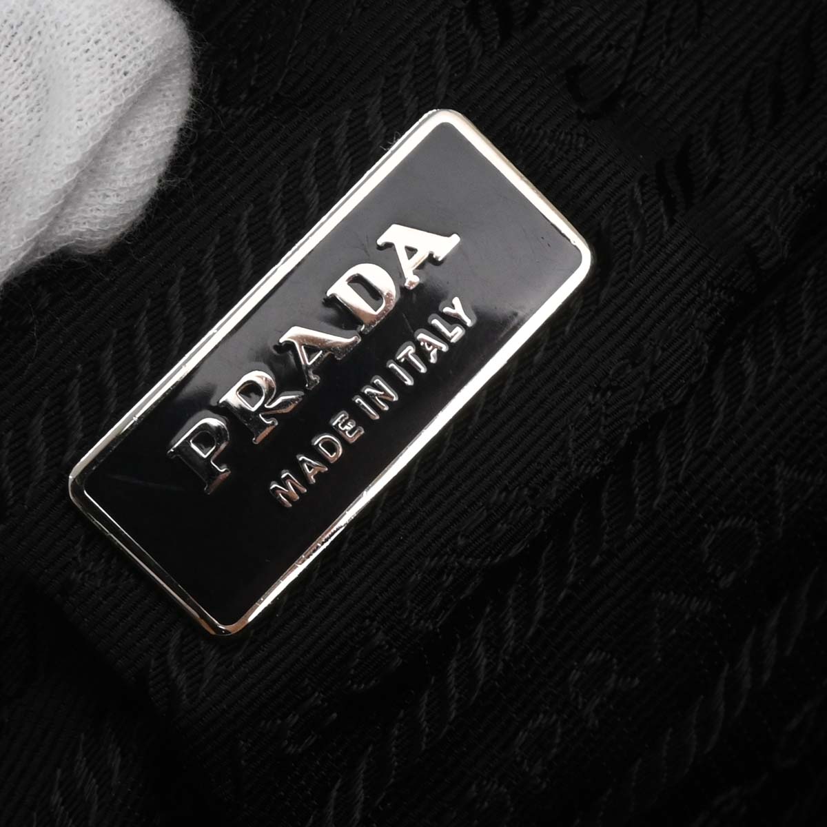 Prada Black Nylon Hobo Handbag
