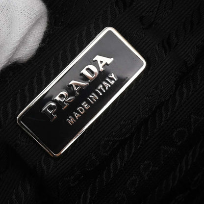 Prada Black Nylon Hobo Handbag