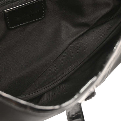 Christian Dior Black Nylon Saddle Handbag