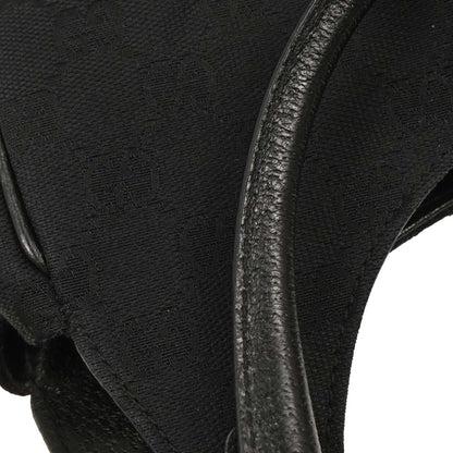 Gucci Black GG Canvas Jackie Handbag