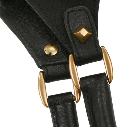 Gucci Black GG Canvas Jackie Handbag