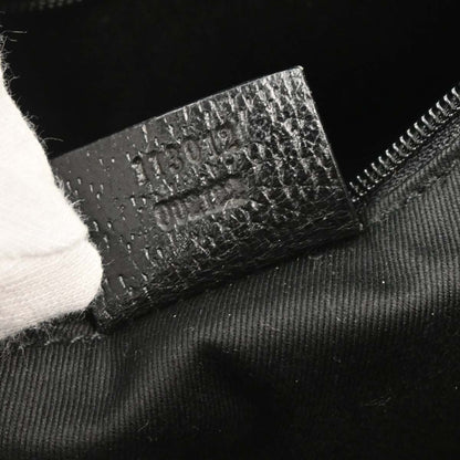 Gucci Black GG Canvas Handbag