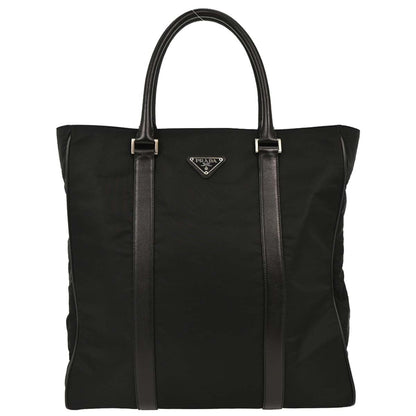 Prada Black Nylon Tote Handbag