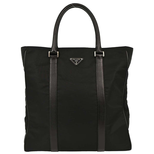 Prada Black Nylon Tote Handbag